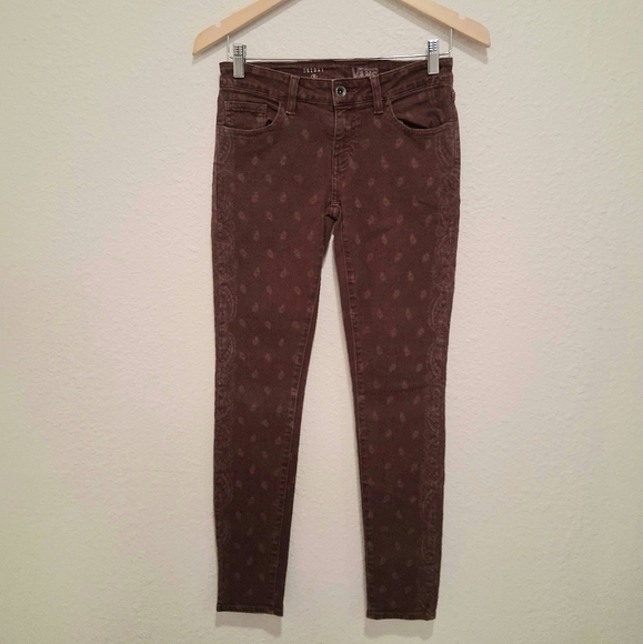 Women's Vans Off The Wall Denim Jeans : Skinny 3 : With All Over Design - Picture 1 of 13